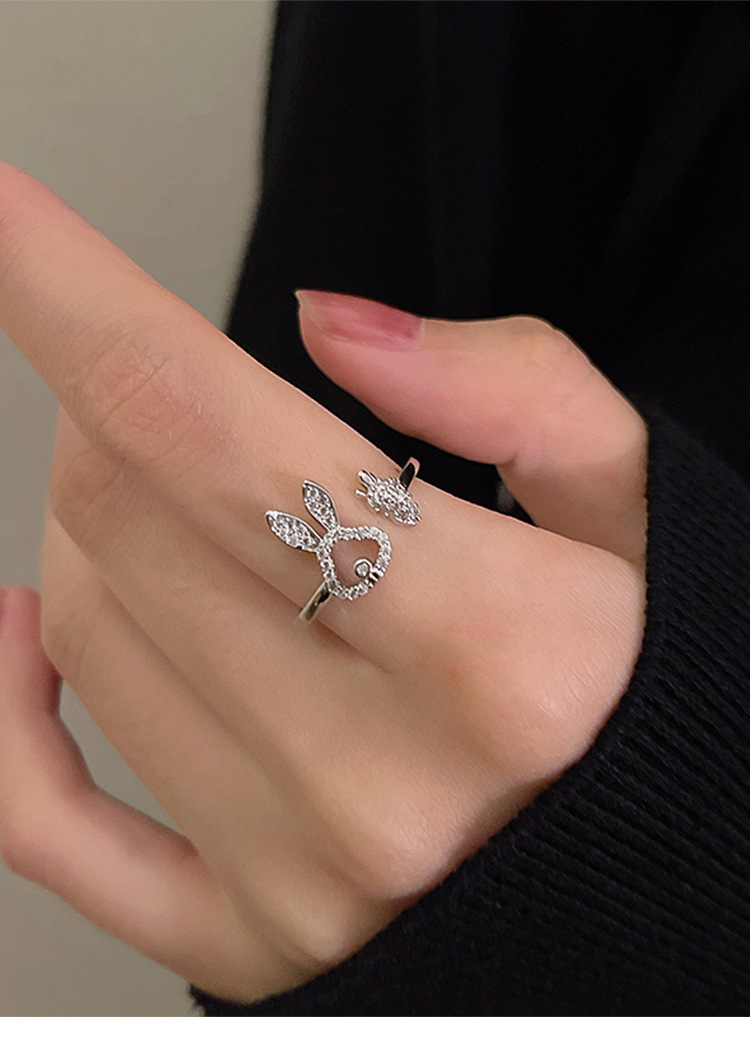 Asymmetric Carrot Rabbit Ring for Women - Unique and Stylish Jewelry - Image 15