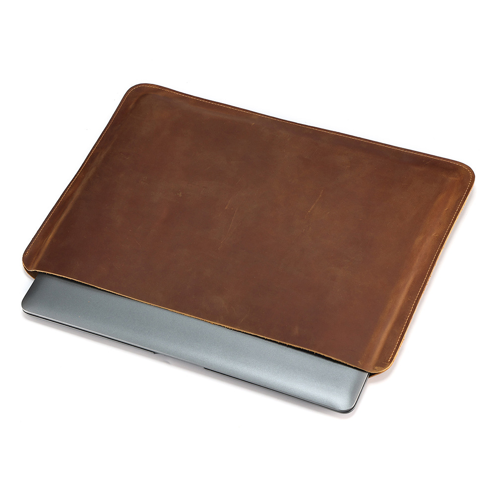 Multi-functional Crazy Horse Leather Horizontal Liner Bag for Computers - Image 8