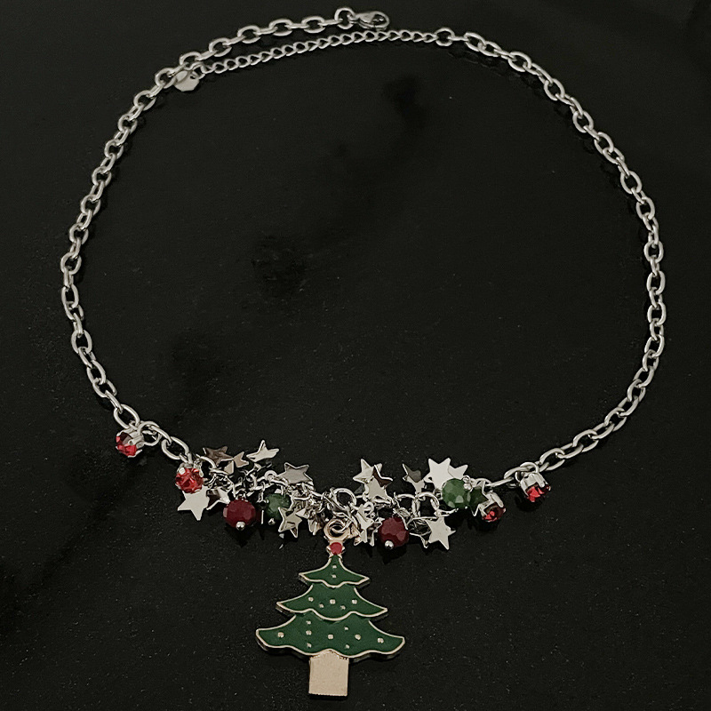 XINGX Christmas Tree Pendant Necklace for Women - Unique Design for the Holidays - Image 4