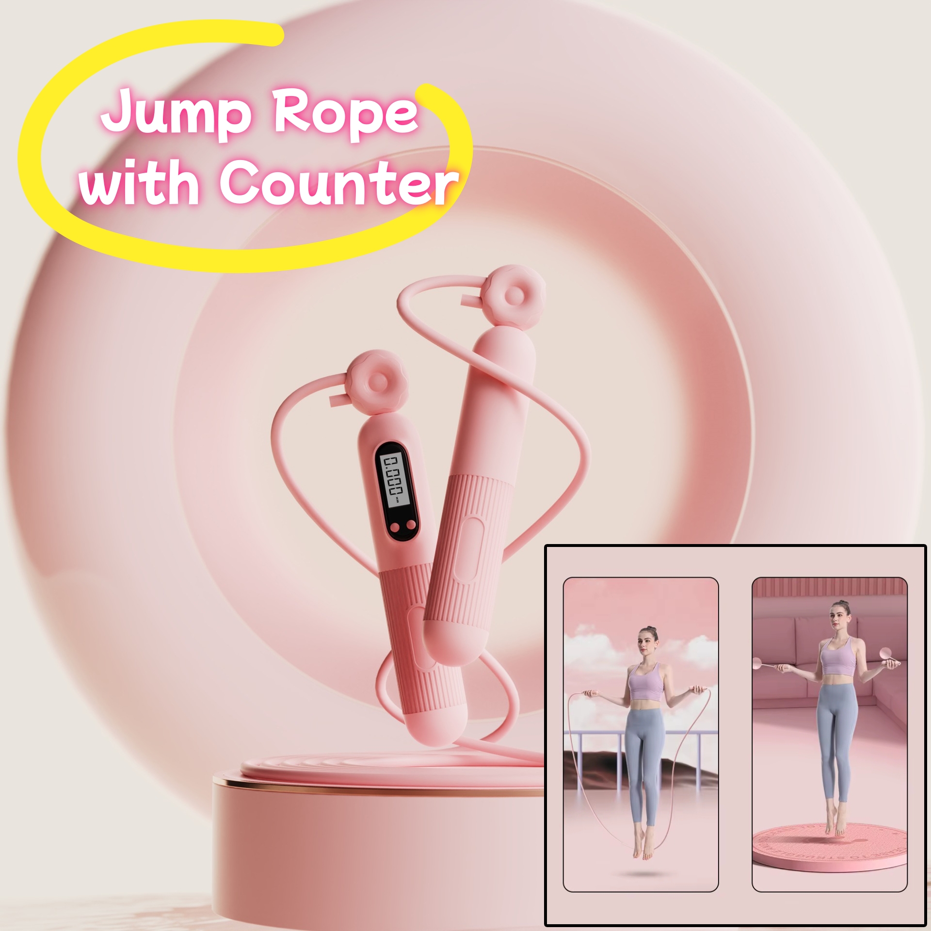 Adjustable Jump Rope with Calorie Counter - Smart Skipping Rope for Fitness and Weight Loss - Image 10