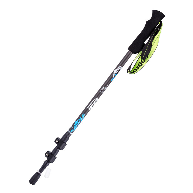 Lightweight Carbon Fiber Telescopic Folding Trekking Pole with Three-Section Outer Lock - Image 4