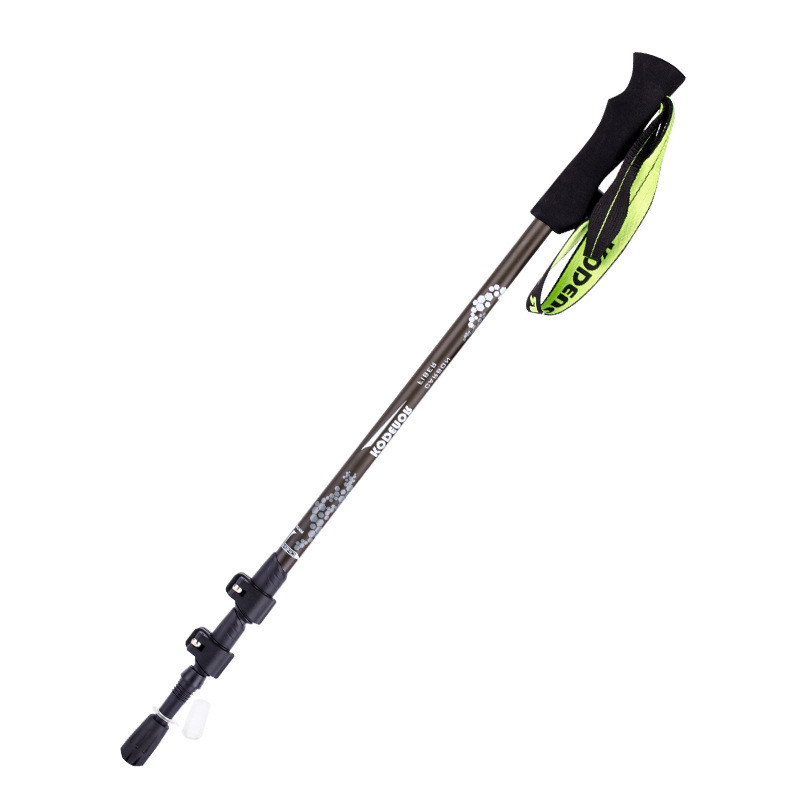 Lightweight Carbon Fiber Telescopic Folding Trekking Pole with Three-Section Outer Lock - Image 5