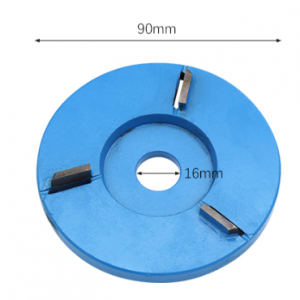 Meterk Six Teeth Wood Carving Disc Tool - 16mm Aperture Milling Cutter for Angle Grinders, Essential Power Tool Accessory