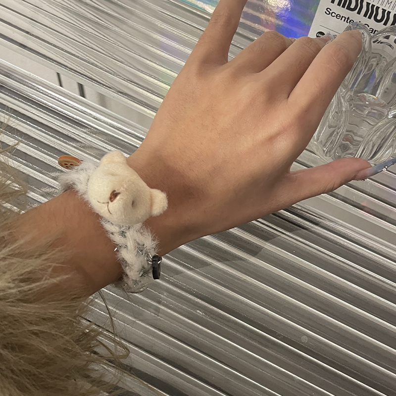 Adorable Cartoon Bear XINGX Button Stitching Bracelet - Cute & Trendy Accessory - Image 4