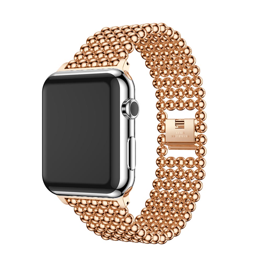 Five Beads Round Metal Strap - Stylish and Durable Accessory - Image 3