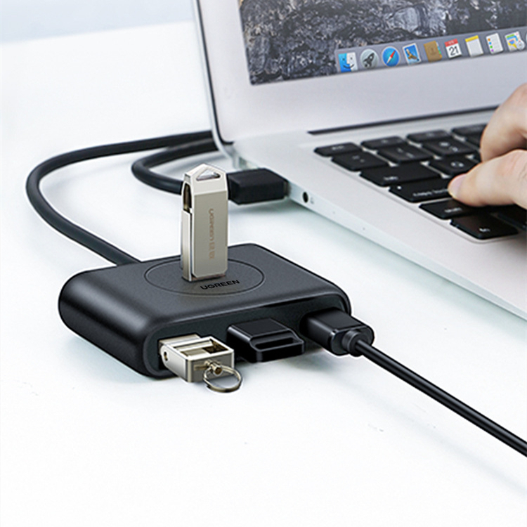 Usb Extender 30 Set Cable Separator - One Drag Four Multi-Function Length Expansion Dock