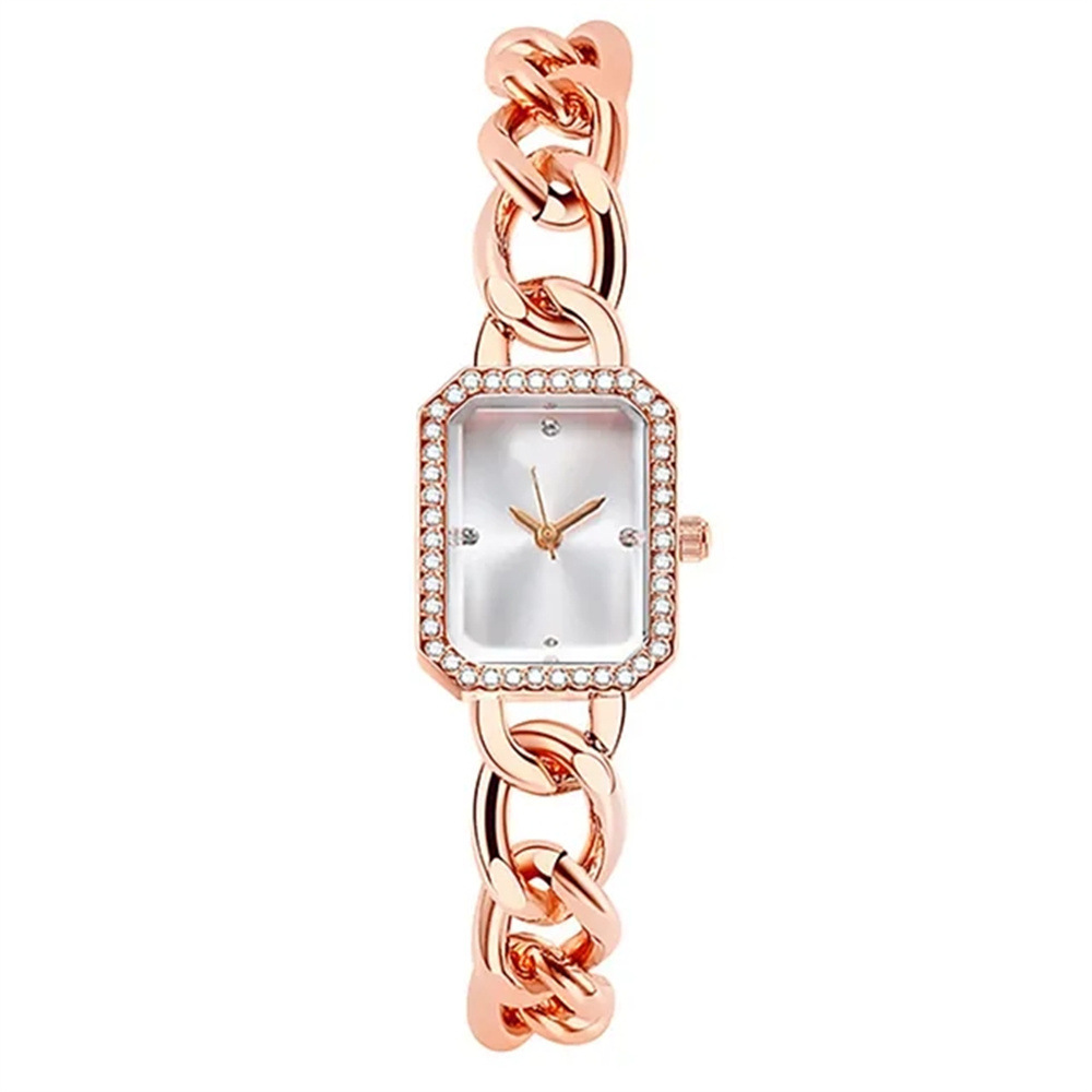 Elegant Classic Rectangular Women's Quartz Watch - Luxury Timepiece - Image 4