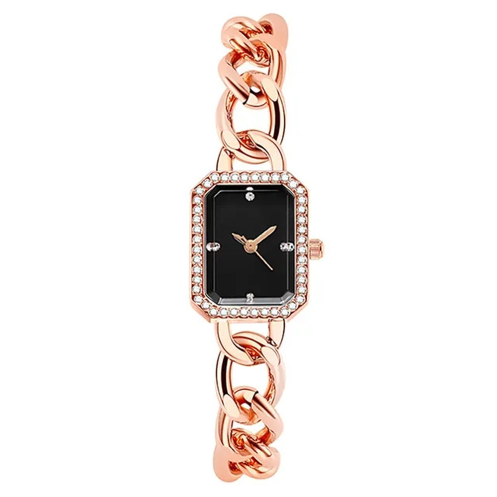 Elegant Classic Rectangular Women's Quartz Watch - Luxury Timepiece - Image 5