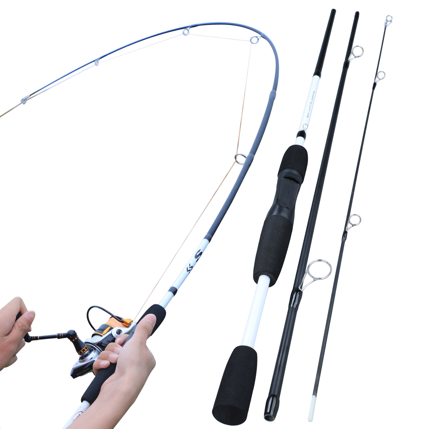 Sougayilang Carbon Fiber Spinning & Casting Fishing Rods - Lightweight & Durable - Image 2