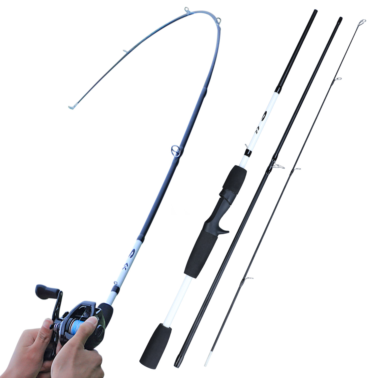 Sougayilang Carbon Fiber Spinning & Casting Fishing Rods - Lightweight & Durable - Image 4