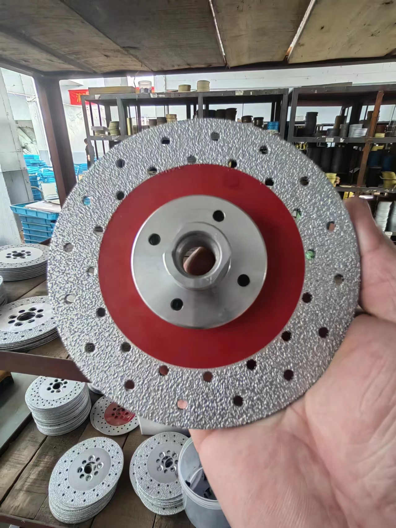 Brazed Flat Grinding Disc with M14 Flange - Premium Stone Grinding Disc - Image 9