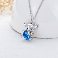 Sterling Silver Elephant Urn Necklaces - Heart Cremation Memorial Keepsake Jewelry Gifts for Women - Image 6