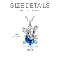 Sterling Silver Elephant Urn Necklaces - Heart Cremation Memorial Keepsake Jewelry Gifts for Women - Image 9