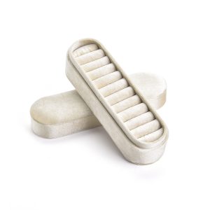 Luxury Velvet Rings & Ear Studs Storage Box - Elegant Organizer for Jewelry