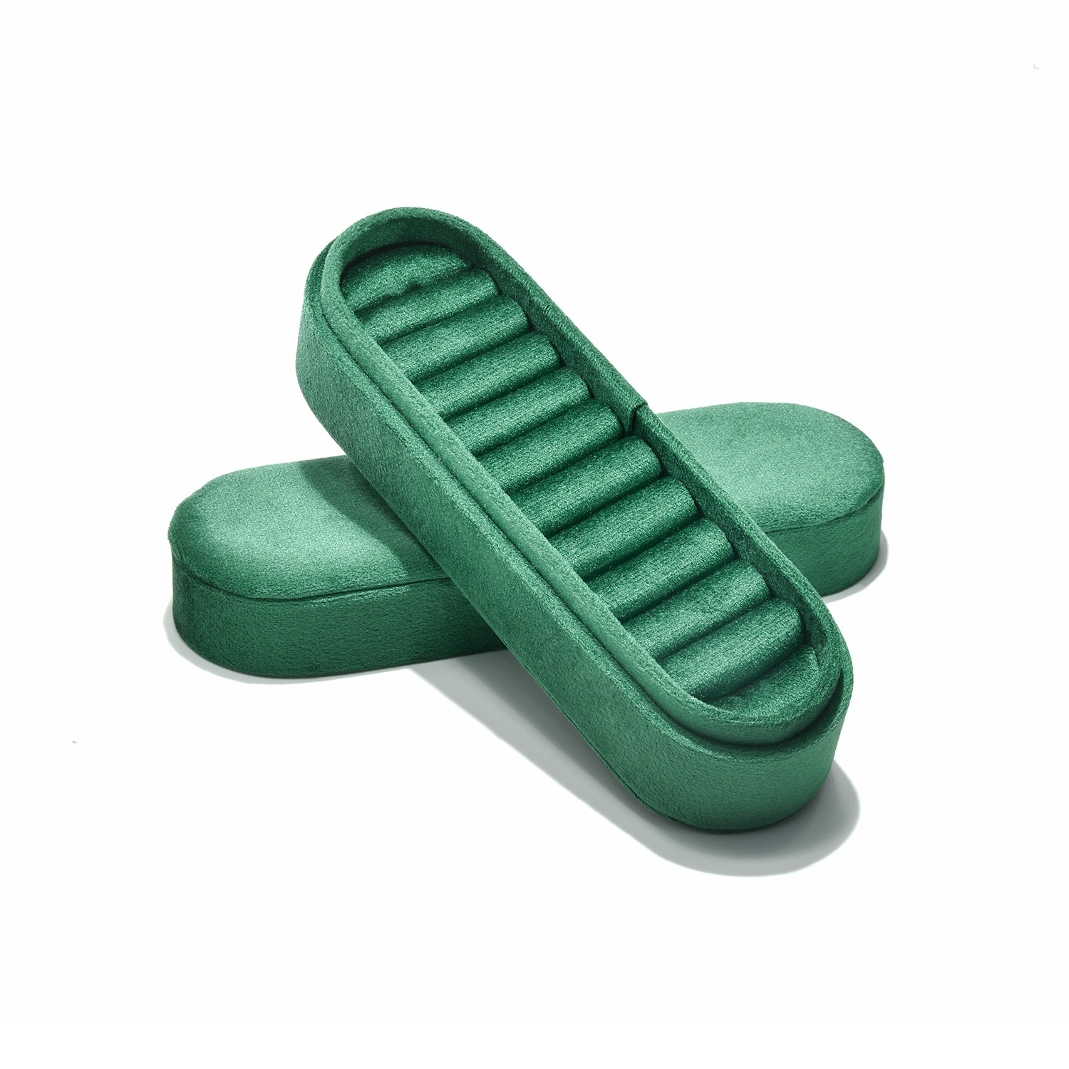 Luxury Velvet Rings & Ear Studs Storage Box - Elegant Organizer for Jewelry - Image 2