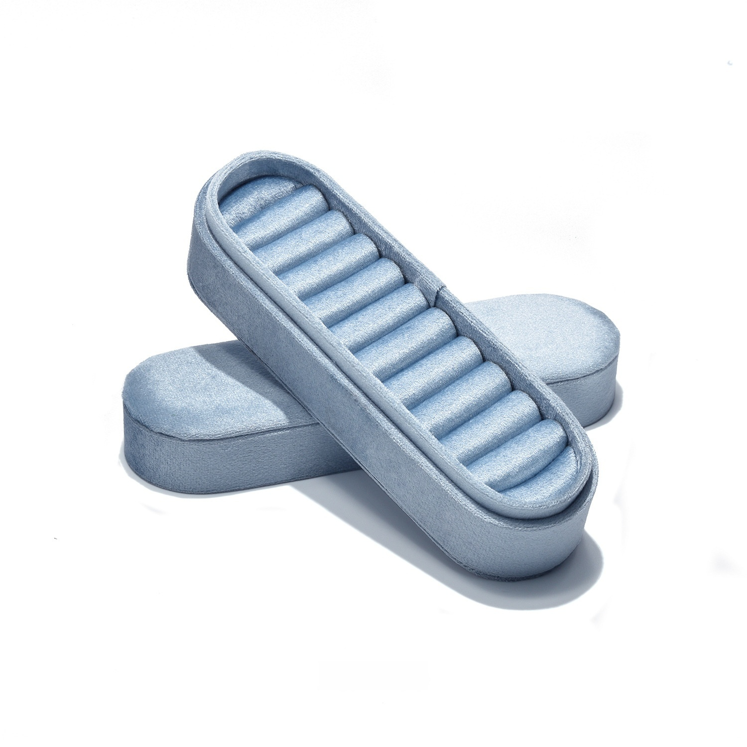 Luxury Velvet Rings & Ear Studs Storage Box - Elegant Organizer for Jewelry - Image 10