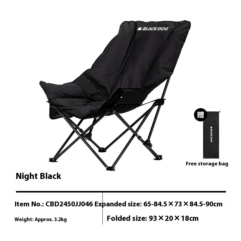 Portable Camping Recliner - Thickened Stool Beach Chair & Outdoor Folding Chair - Image 6