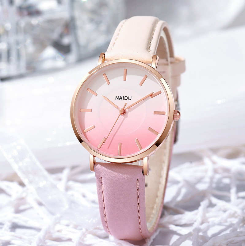 Trendy Korean Fashion Women's Watch with Creative Color Matching Design - Image 2
