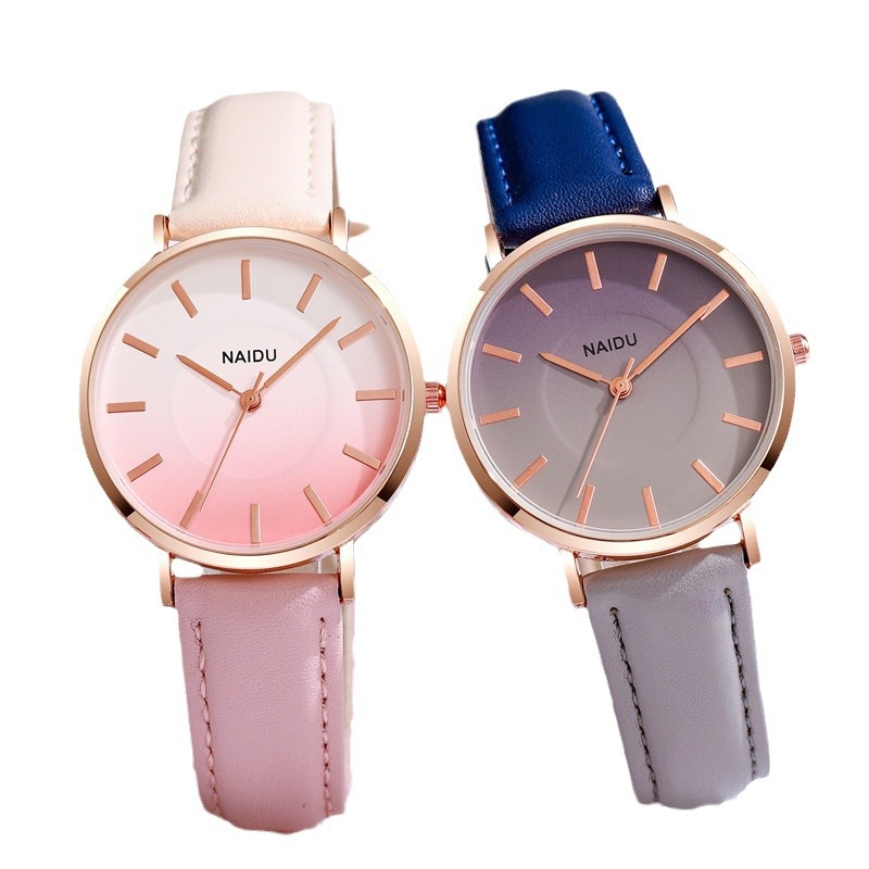 Trendy Korean Fashion Women's Watch with Creative Color Matching Design - Image 5
