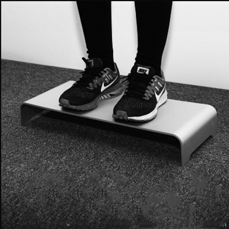 Aluminum Alloy Monitor Stand - Desktop Storage Rack for Elevated Laptop Base - Image 6