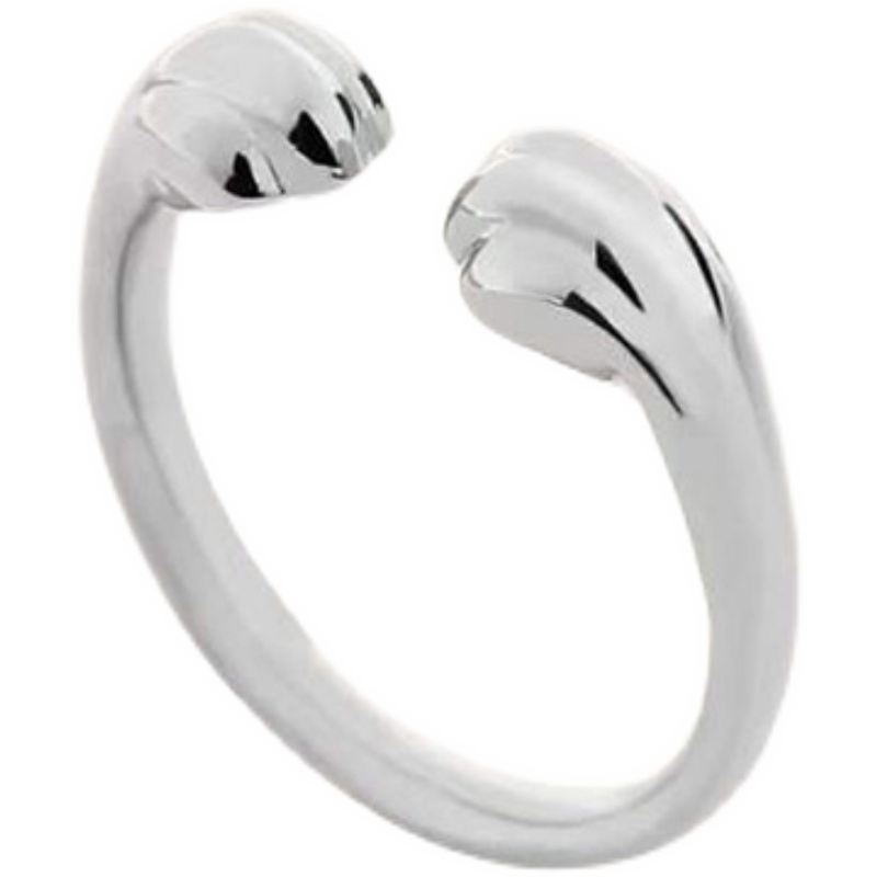 Adorable Silver Cat Paw Ring - Stylish Jewelry for Stray Cat Lovers - Image 5