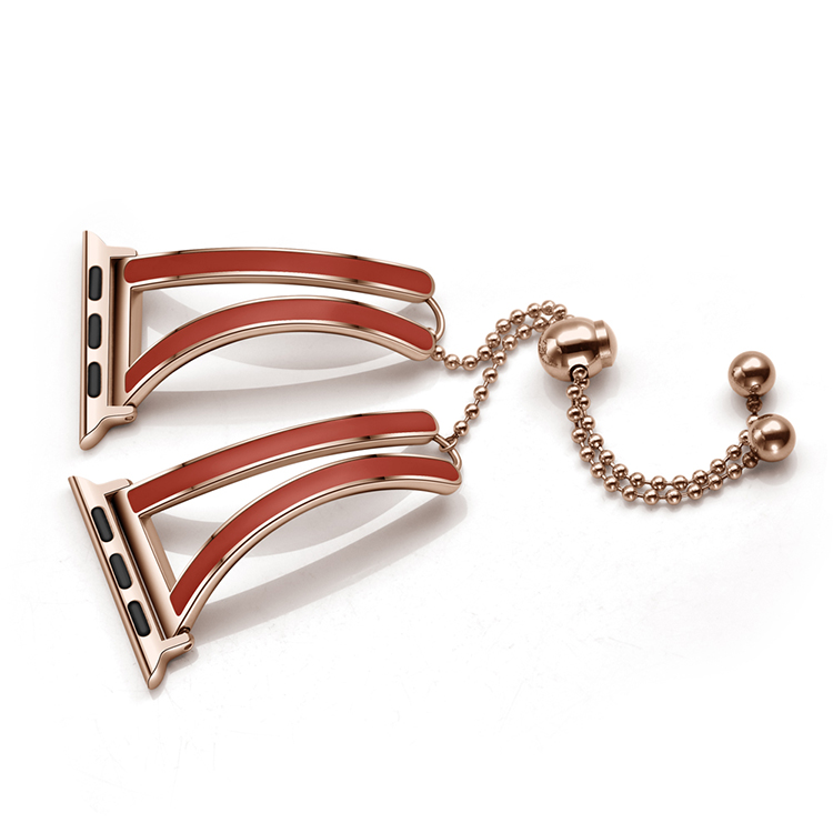 Elegant Rose Gold Stainless Steel Watch Strap for Women - Perfect Fit - Image 6