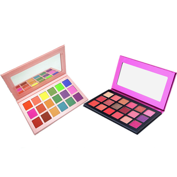 18-Color Square Eyeshadow Palette - Vibrant Shades for Stunning Looks - Image 4