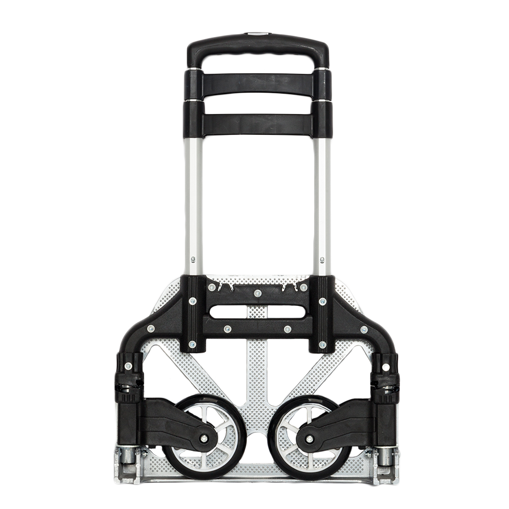 Portable Foldable Telescopic Trolley - Black Driver's Cart & Luggage Cart - Image 14