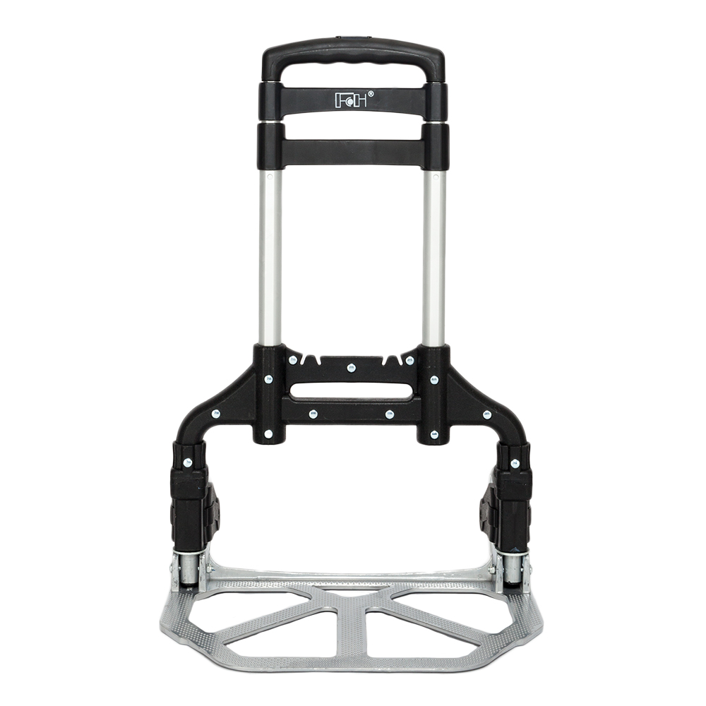 Portable Foldable Telescopic Trolley - Black Driver's Cart & Luggage Cart - Image 16