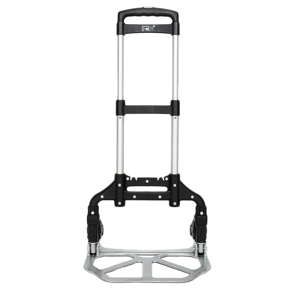 Portable Foldable Telescopic Trolley - Black Driver's Cart & Luggage Cart - Image 18