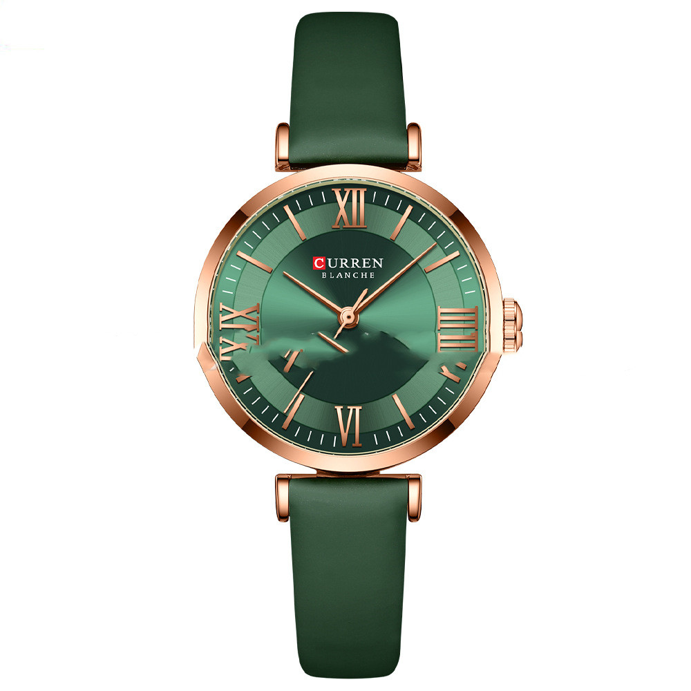 Elegant Ladies Small Dial Quartz Business Watch with Roman Numerals - Image 2