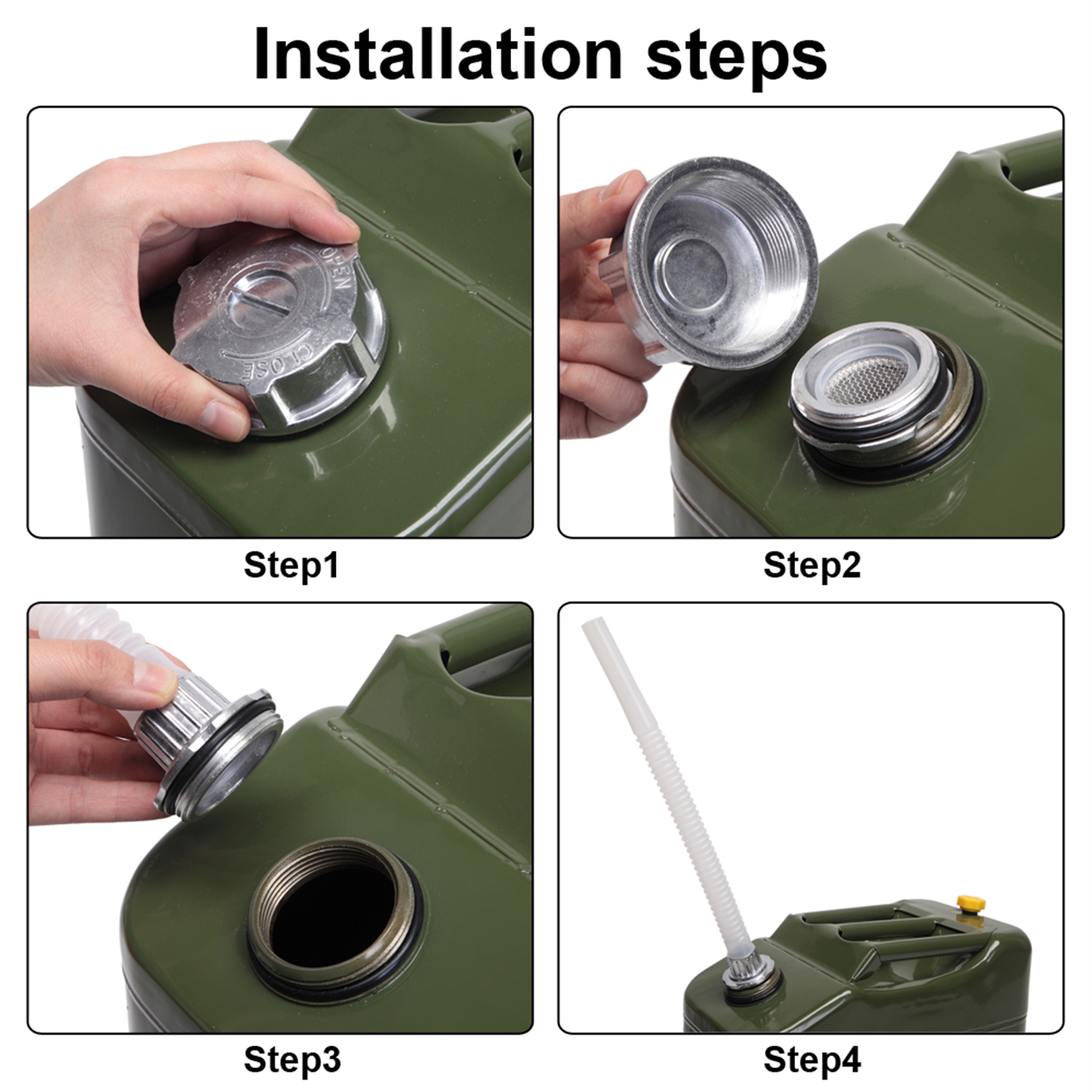 20L Green Iron Oil Drum - 0.6mm Heavy-Duty Storage Solution - Image 5