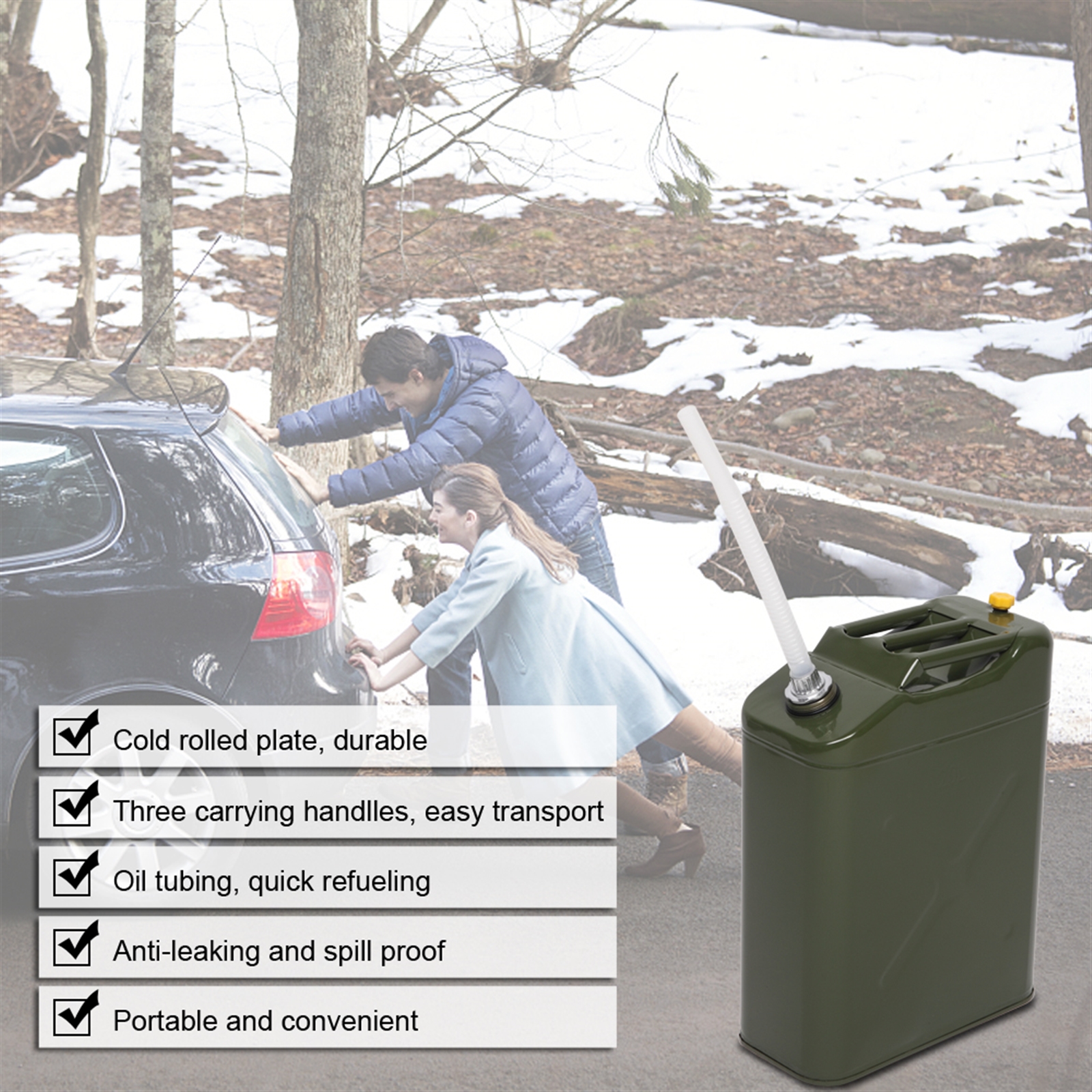 20L Green Iron Oil Drum - 0.6mm Heavy-Duty Storage Solution - Image 10