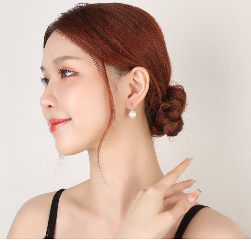 Chic Women's Water Drop Pearl Earrings - Elevate Your Style Today - Image 5