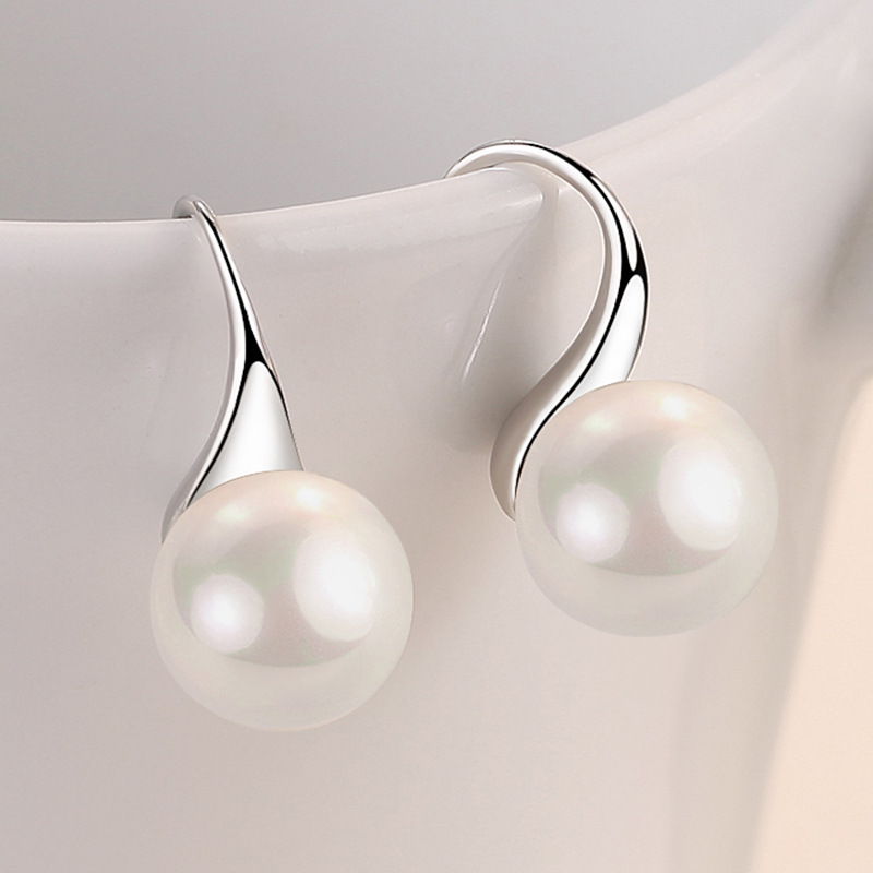 Chic Women's Water Drop Pearl Earrings - Elevate Your Style Today - Image 7