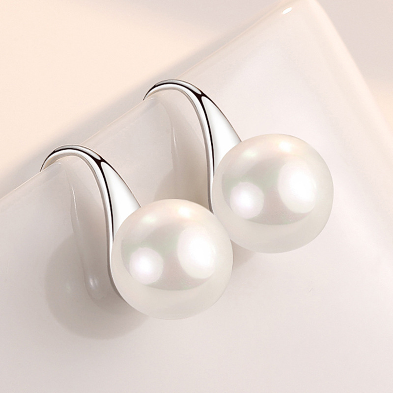 Chic Women's Water Drop Pearl Earrings - Elevate Your Style Today - Image 9