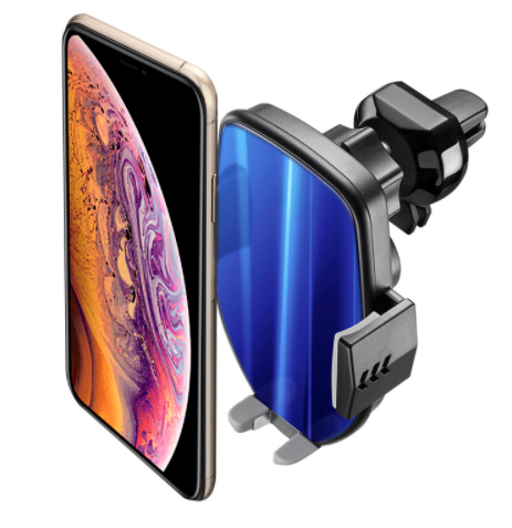 10W Fast Car Wireless Charger - Qi Infrared Sensing Magic Array Multi-Function Mobile Charging Station - Image 3