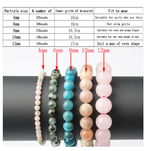 Versatile Natural Blue Apatite Bracelets for Men and Women - Stylish Elastic Beaded Jewelry - Image 3