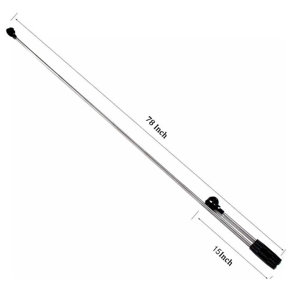 Golf 8 Section Stainless Steel Antenna Pole with Ball Picker - Image 4