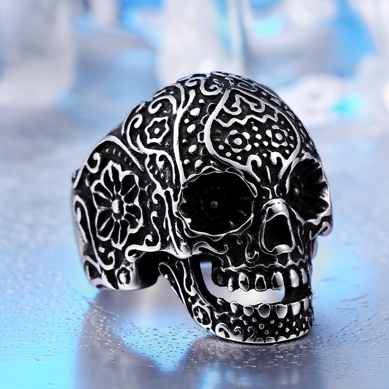 Trendy Men's Hip Hop Skull Ring - Unique Punk Personality Jewelry - Image 2
