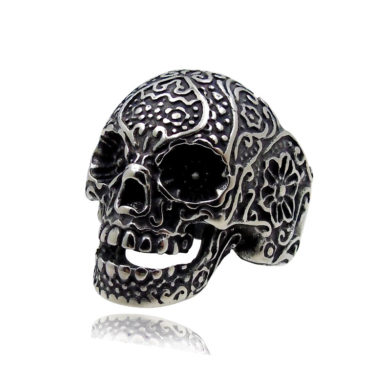 Trendy Men's Hip Hop Skull Ring - Unique Punk Personality Jewelry - Image 3