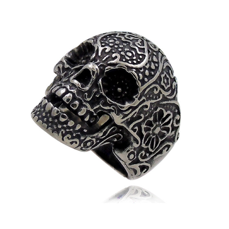 Trendy Men's Hip Hop Skull Ring - Unique Punk Personality Jewelry - Image 4