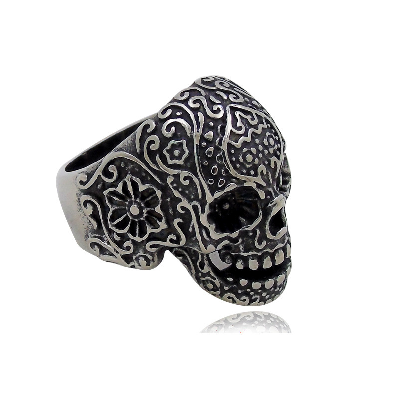 Trendy Men's Hip Hop Skull Ring - Unique Punk Personality Jewelry - Image 6