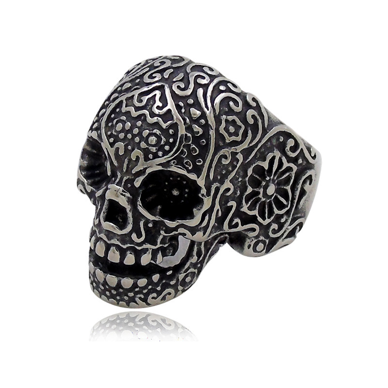 Trendy Men's Hip Hop Skull Ring - Unique Punk Personality Jewelry - Image 7