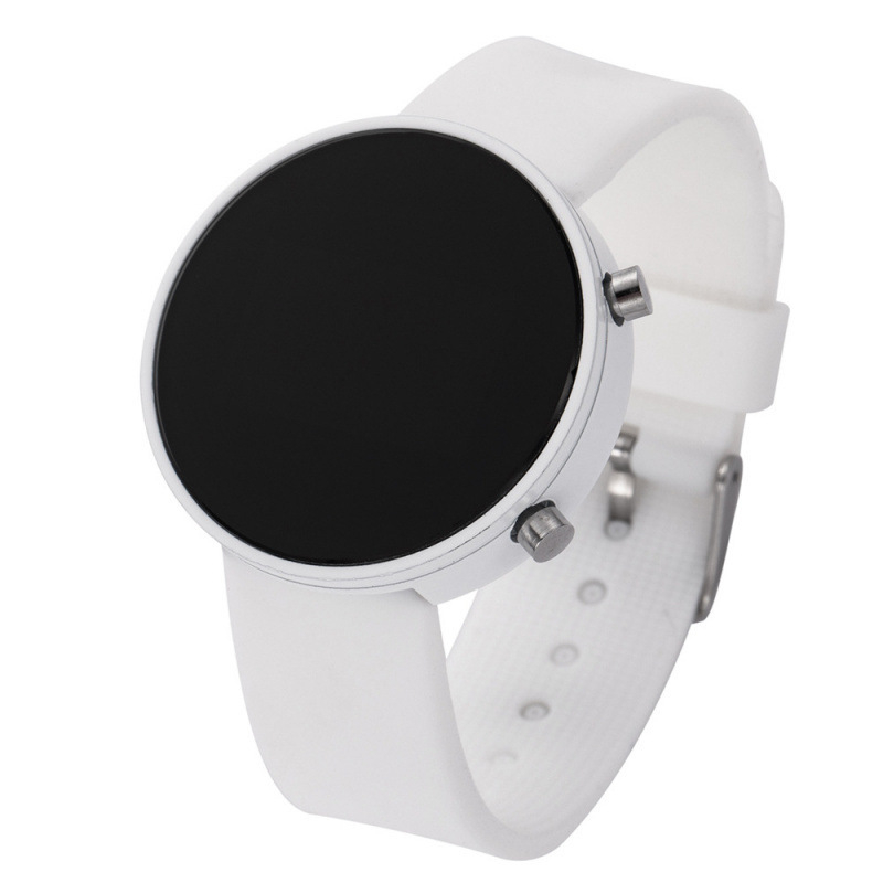 Sleek Silicone Strap Electronic Watch with LED Screen Display in Vibrant Colors - Image 3