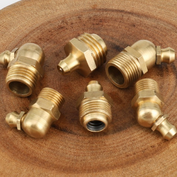 British Pure Copper Head Grease Nipple with 45 Bend 90 Degree Nozzle - Durable Butter Cup Design - Image 11
