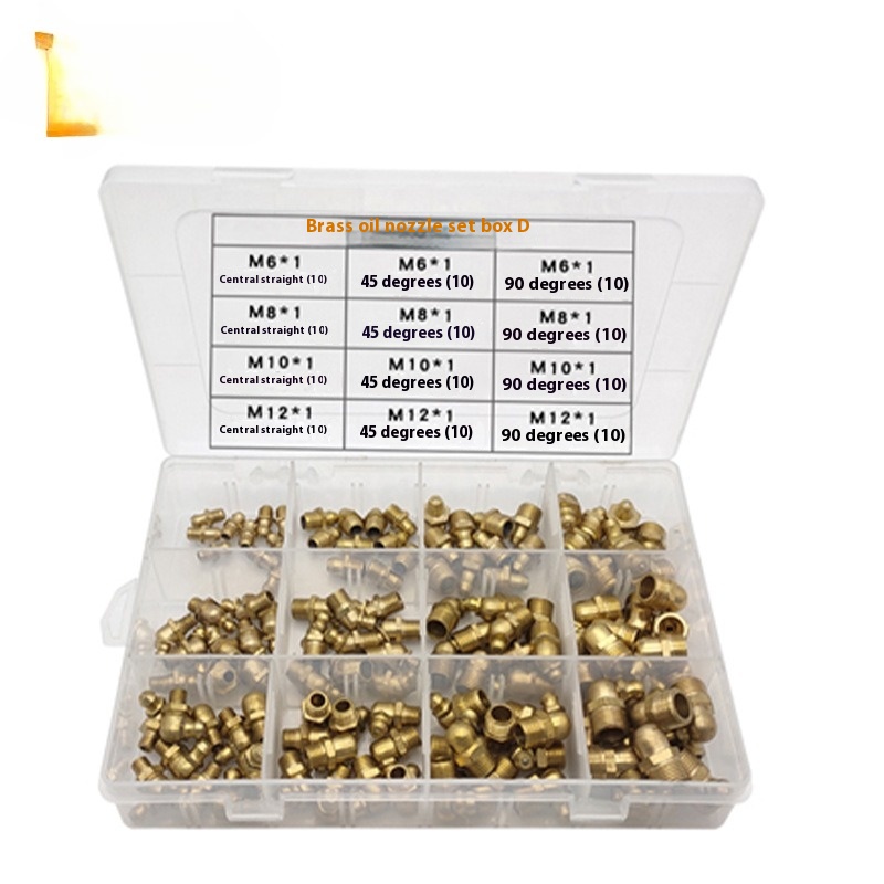 British Pure Copper Head Grease Nipple with 45 Bend 90 Degree Nozzle - Durable Butter Cup Design - Image 30