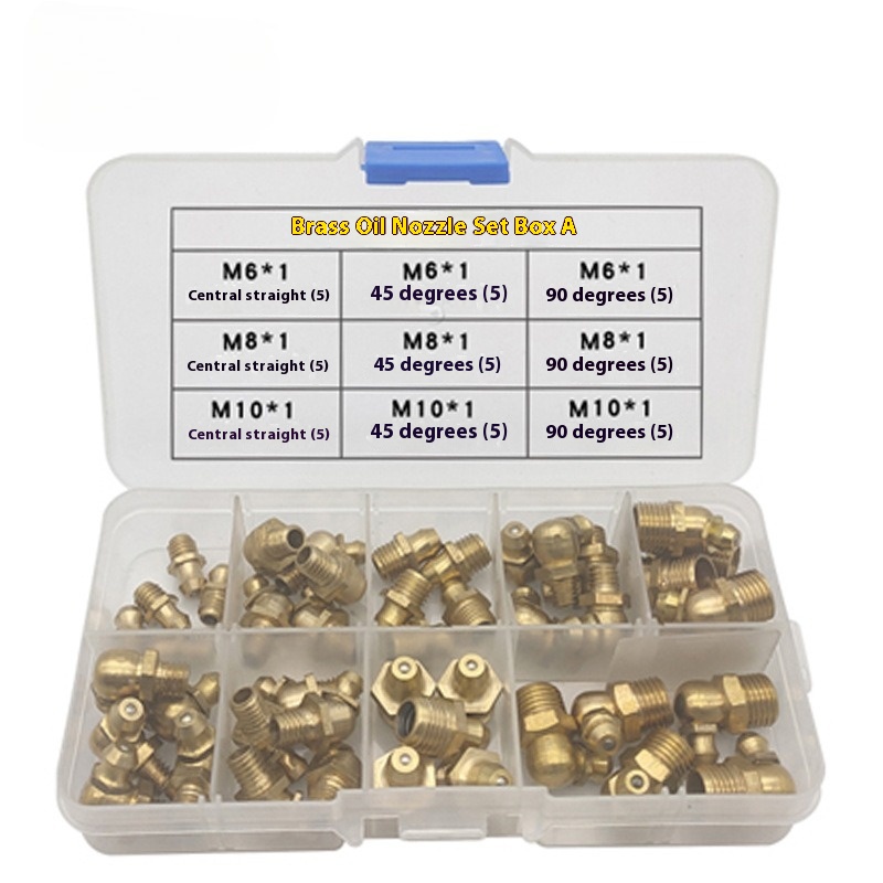 British Pure Copper Head Grease Nipple with 45 Bend 90 Degree Nozzle - Durable Butter Cup Design - Image 31