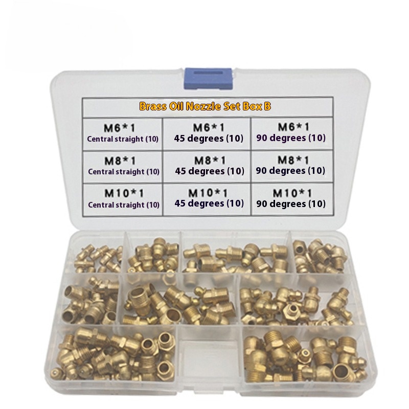 British Pure Copper Head Grease Nipple with 45 Bend 90 Degree Nozzle - Durable Butter Cup Design - Image 32