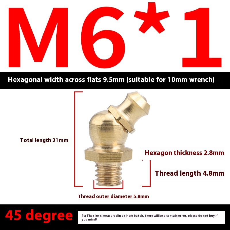 British Pure Copper Head Grease Nipple with 45 Bend 90 Degree Nozzle - Durable Butter Cup Design - Image 37